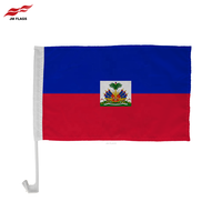 Drapeau Haïtien 3x5 pieds en Gros, 100% Polyester Imperméable, Personnalisé pour Intérieur et Extérieur