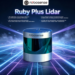 RoboSense Ruby Plus Lidar เซ็นเซอร์ระดับยานยนต์สำหรับยานพาหนะและเส้นขอบเลน ระยะตรวจจับ 240 เมตร - Product Image 2