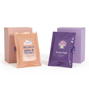 Sacchetto di Imballaggio in Plastica Sigillato su 3 Lati con Stampa Logo Personalizzata, Superficie Lucida, Pellicola Metallizzata per Confezioni Regalo, Giocattoli, Biancheria Intima - Product Image 3