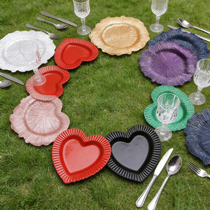 Meilleures ventes : Ensemble <span class=keywords><strong>de</strong></span> <span class=keywords><strong>vaisselle</strong></span> <span class=keywords><strong>de</strong></span> table <span class=keywords><strong>de</strong></span> luxe élégant <span class=keywords><strong>de</strong></span> 13 pouces, rouge, pour dîner <span class=keywords><strong>de</strong></span> mariage, assiette <span class=keywords><strong>de</strong></span> présentation, fruits, hôtels et réceptions, <span class=keywords><strong>vente</strong></span> <span class=keywords><strong>en</strong></span> <span class=keywords><strong>gros</strong></span> économique - Product Image 1