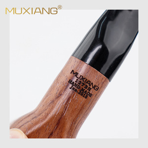 Muxiang Wooden Smoking Pipe Bent Type Solid Rosewood Handmade Tobacco Pipe With 3mm Tenon Mouthpiece Customizable - Product Image 5