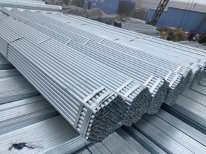 Ống thép mạ kẽm nhúng nóng với màu xanh - Product Image 3