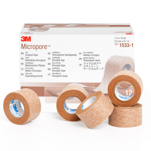 Cinta médica YITUO 1533, vendaje hipoalergénico transpirable para la piel, Parche de belleza para fijación de heridas, papel adhesivo rasgado a mano y película - Product Image 4