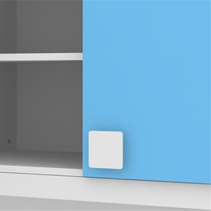 TOMY Niki กรอบเตียงเดี่ยวพร้อมตู้เสื้อผ้าสำหรับเด็กผู้ชายสำหรับห้องนอนโรงเรียนหรืออพาร์ตเมนต์ - Product Image 4