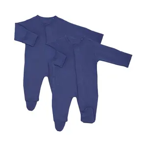 幼児用パジャマ100% 竹繊維幼児用ワンジーベビーキッズワンジーパジャマボディスーツスリーピングスーツ磁気パジャマ