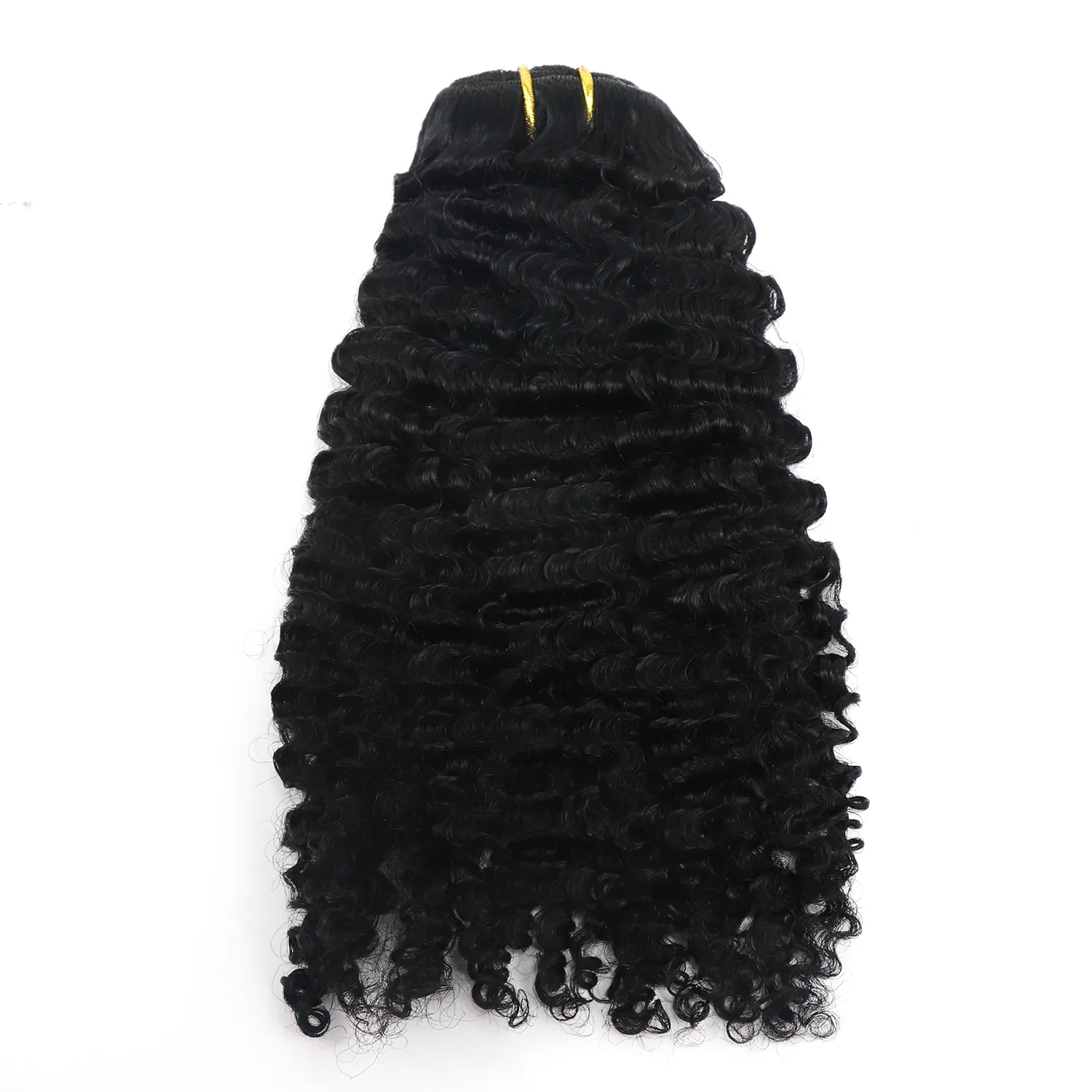 High Quality Clip In Human Natural Hair Kinky Curly Remy Hair Clip Ins 3B 3C Clip In Hair Extensions
