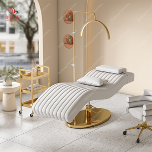 <span class=keywords><strong>Table</strong></span> <span class=keywords><strong>de</strong></span> <span class=keywords><strong>Massage</strong></span> Moderne Luxe Noir et Or, Lit <span class=keywords><strong>de</strong></span> Soin Facial Cosmétique, Lit Inclinable pour Extension <span class=keywords><strong>de</strong></span> Cils, pour Salon <span class=keywords><strong>de</strong></span> Beauté et Spa - Product Image 6