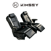 JS01 KIMSEY Fauteuil de capitaine confortable à dossier rabattable pour un accès et une descente facilités, idéal pour Toyota Sienna GL8 V-Class