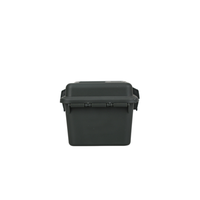 Mini boîte de rangement de munitions en plastique vert, vente en gros, étanche et antirouille
