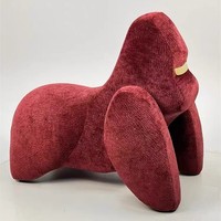 Fauteuil enfant Gorille Tendance, Fauteuil de Loisirs Paresseux, Modèle Créatif de Designer Minimaliste Moderne en Bois