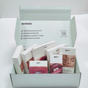 Boîte postale imprimée double face avec revêtement mat et autocollant pour les cosmétiques, <span class=keywords><strong>l</strong></span>'électronique et les commandes <span class=keywords><strong>en</strong></span> <span class=keywords><strong>ligne</strong></span> - Product Image 5