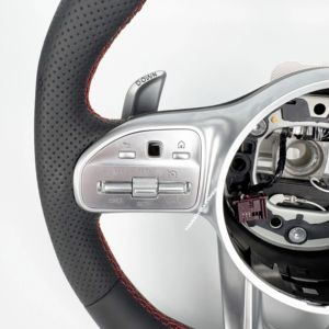 Livraison rapide <span class=keywords><strong>Volant</strong></span> en cuir <span class=keywords><strong>Mercedes</strong></span> pour <span class=keywords><strong>Mercedes</strong></span> Benz AMG GT CL ClS CLA a E S C-CLASS C43 W204 W205 W213 W212 C63 - Product Image 5