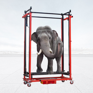 इलेक्ट्रिक हाइड्रोलिक लिफ्ट मचान 500 किलोग्राम 10 मीटर मोबाइल फोल्डिंग प्लेटफॉर्म बहुक्रियाशील लिफ्ट - Product Image 2