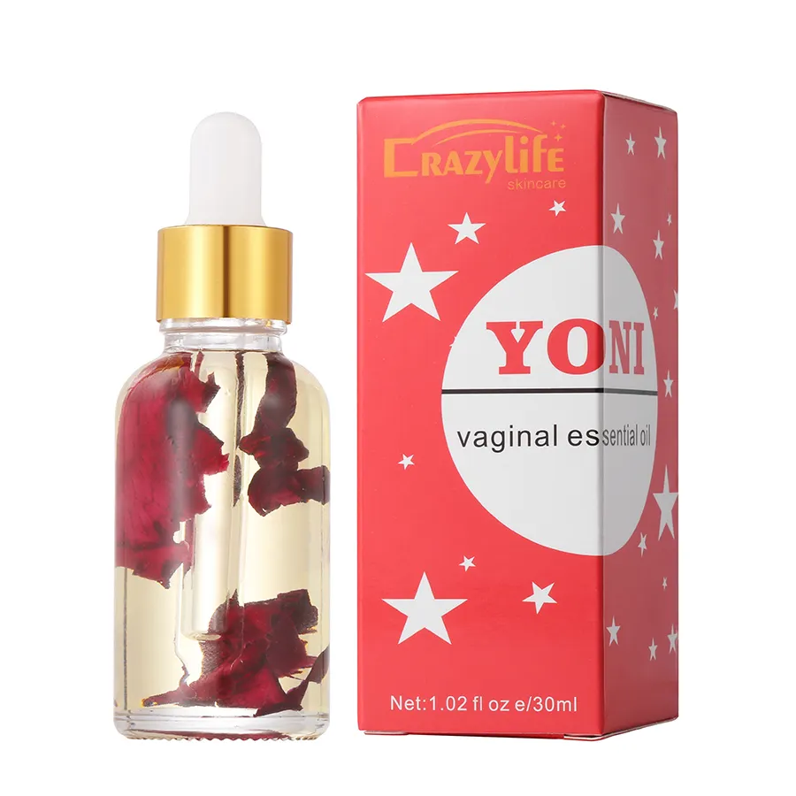 Yoni Rose olio essenziale cura vaginale cura femminile serraggio della Vagina allevia lo Stress nella piega pulizia della Vagina sessuale delle donne