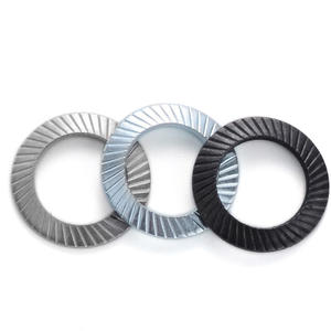 Arandela dentada autoblocante de doble pliegue de acero inoxidable 304/316 al por mayor, estándar <span class=keywords><strong>DIN</strong></span> <span class=keywords><strong>25201</strong></span> M3-M36, con superficie plana de zinc y forma de cuña - Product Image 4