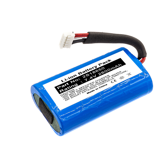 Li Ion 7.4V 2600mah Rechargeable Replacement Lithium Ion Battery for 2S18650 SoundCore Boost Speaker
