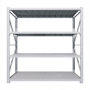 Scaffali leggeri da 300KG per Garage regolabili e scaffali da magazzino blu e grigi - Product Image 1
