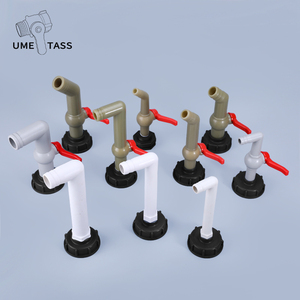 Robinet à bille d'extension pour réservoir de tonneau avec <span class=keywords><strong>tuyau</strong></span> en plastique externe pour l'<span class=keywords><strong>arrosage</strong></span> des jardins et des terrains de golf, fabriqué en matériau PP - Product Image 3
