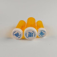 Frascos de Medicina Rx Amber de 8dr, 13dr, 16dr, 20dr, 30dr, 40dr y 60dr con Tapa a Prueba de Niños