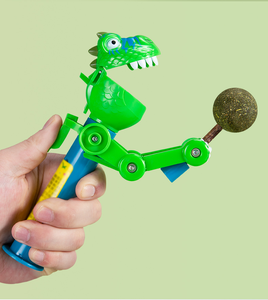 Juguete para gato de hierba gatera, piruleta de juguete para gato, boca grande, dinosaurio, juguete para gato Tiktok divertido - Product Image 4