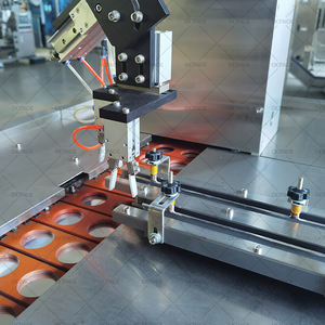 Adulte semi-entièrement automatique émulsion <span class=keywords><strong>latex</strong></span> doigtiers hommes préservatif équipement personnalisable machine d'emballage à quatre joints latéraux - Product Image 2