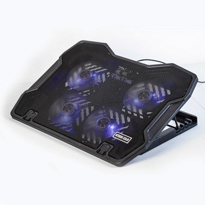 F4 Laptop <b>Cooling</b> <b>Pad</b> 4 Fans Air Cooled Portable Design Fast <b>Cooling</b> - Product Image 1