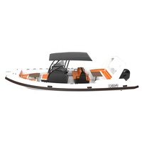 Deluxe 28ft Rhib 860 Rigid Aluminium RIB Double Coque Orca Hypalon/PVC Bateaux Gonflables