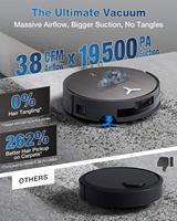 Nouveau robot aspirateur Ecovacs X11 Cyclone avec station de base tout-en-un : balayage, lavage, nettoyage et séchage automatiques, laveur de sols à tambour