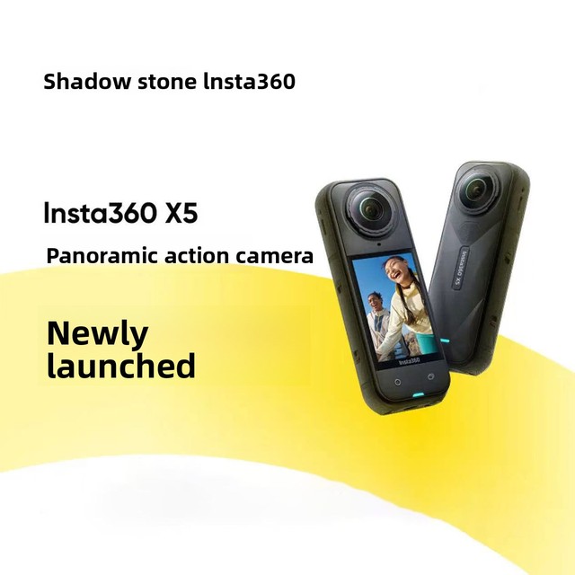 Insta360 Brand X5 8K Wide-Angle Panoramic Action Camera High-Definition Stabilized Waterproof Pocket-Sized Handheld Camcorder