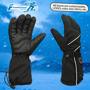 Gants chauffants imperméables pour l'hiver, à batterie électrique rechargeable, température réglable, pour le snowboard, la moto - Product Image 3