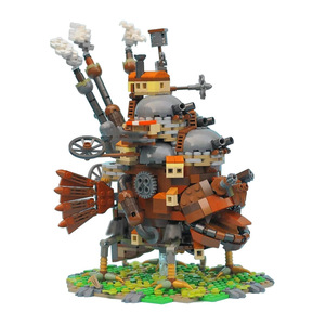 Bloques <span class=keywords><strong>de</strong></span> Construcción <span class=keywords><strong>de</strong></span> Plástico del <span class=keywords><strong>Castillo</strong></span> Móvil <span class=keywords><strong>de</strong></span> <span class=keywords><strong>Howl</strong></span>, Modelo <span class=keywords><strong>de</strong></span> Ensamblaje, Decoración <span class=keywords><strong>de</strong></span> Anime - Product Image 5