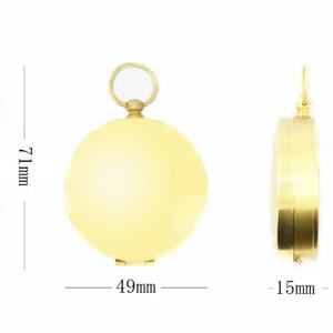 <span class=keywords><strong>Boussole</strong></span> environnementale portable de haute précision pour l'extérieur, mini, multifonctionnelle, pour la randonnée et le camping, avec aiguille nord en cuivre - Product Image 6