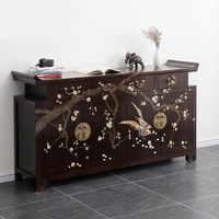 Nouveau buffet en bois massif de Style chinois classique élégant meuble à chaussures décoratif pour l'utilisation du couloir de la salle à manger et du salon