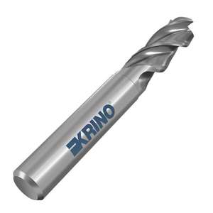 KRINO - 241800500 Tres fresas de caribide para la serie larga de aluminio-EAN 8014249428572 BROCAS METAL BROCAS - Product Image 3