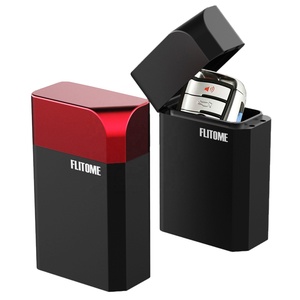 Nouveau protecteur de porte-clés de voiture en aluminium de boîte de <span class=keywords><strong>Faraday</strong></span>, bloqueur de Signal pour porte-clés sans clé, <span class=keywords><strong>Cage</strong></span> de pochette de blocage de Signal RFID - Product Image 1