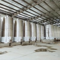 TEKBREW Réservoir de vin de haute qualité 15000 litres Fermenteur de vin 150HL gainé de refroidissement Réservoir de stockage de vin de 15 tonnes