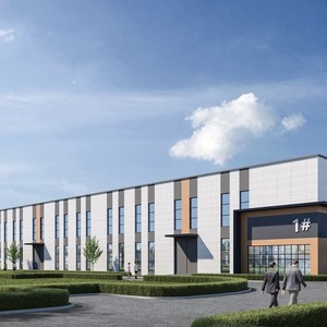 Almacén de Estructura de Acero Ligero Moderno Hecho en China, Fábrica Prefabricada Personalizada, Edificio de Taller Moderno - Product Image 1