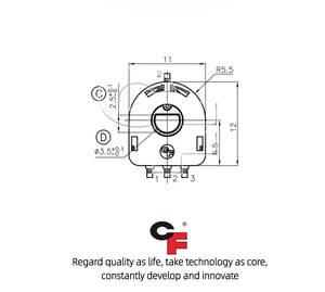 Potenciómetros serie rotativa RD1109, UAV, Drones, Joystick - Product Image 4