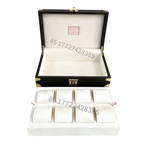 Factory Direct Brand <b>Watch</b> Storage Box & <b>Cases</b> For Man , Custom Logo Luxury 8 Slots <b>Watch</b> Organizer for Famous Brand <b>Watches</b> - Product Image 3
