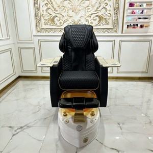 Fauteuil de pédicure haut de gamme entièrement automatique en tissu PU, avec fonction massage et spa pour les pieds, idéal pour les salons de beauté - Vente chaude directe usine - Product Image 2