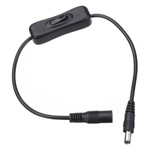 DC Male To Female Power Switch Cable With Inline On Off Switch For Small Appliances <b>Control</b> <b>Wiring</b> 1.5mm Outer Diameter PVC - Product Image 3