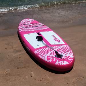 Planche à pagaie gonflable rose pour femmes A&<span class=keywords><strong>BBOARD</strong></span> 10'6ft certifiée CE, charge maximale de 135 kg, garantie 1 an pour le surf, en stock - Product Image 6