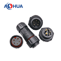 Circulaire en plastique 2 + 3 broches Signal d'alimentation connecteur électrique assemblage mâle femelle panneau câble IP68 connecteur prise étanche