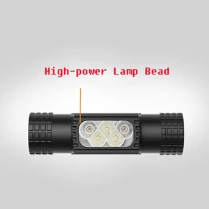 강력한 파워 고휘도 <span class=keywords><strong>LED</strong></span> 헤드램프 2400 루멘 알루미늄 합금 캠핑 헤드라이트 - Product Image 2