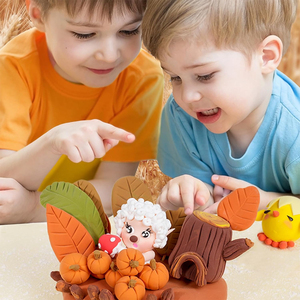 Kit Créatif d'Argile à Séchage à l'Air pour Enfants : Scènes d'Histoires et Jouets Artisanaux DIY pour l'Apprentissage Préscolaire - Product Image 5