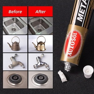 Crème de polissage haute brillance Autosol Chrome Cleaner pour voiture, moto, tuyau d'échappement, alliage d'aluminium, soin des jantes - Product Image 4