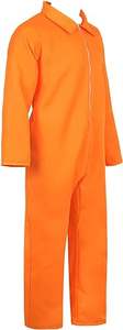 Traje de prisionero Mono de prisión naranja Disfraces de adultos para hombres Traje criminal de cárcel - Product Image 3