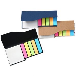 Custom Reusable Sticky Notes Set Kraft Paper <b>Memo</b> <b>Pads</b> with Color Tabs, Tear Off Notepads for Office, School, Promotional Gifts - Product Image 2