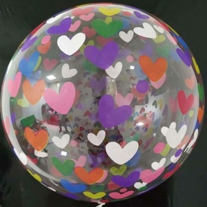 Palloncino Bobo trasparente da 18 pollici nuovo Design "buon compleanno <span class=keywords><strong>a</strong></span> <span class=keywords><strong>te</strong></span>" palloncino trasparente con stampa completa per feste - Product Image 4