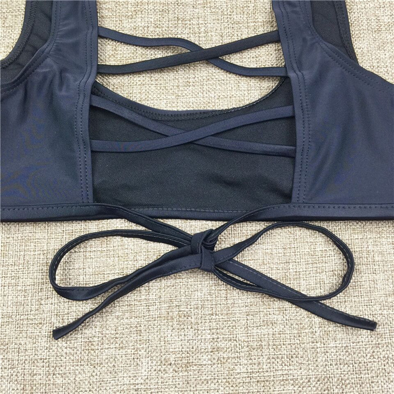 Hot sale hot sexy solid bikini swimsuit custom swimwear sexy bikini 2022